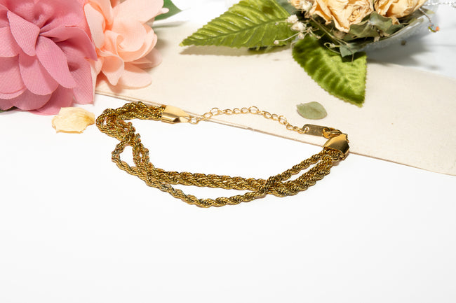 Double Rope Chain Bracelet