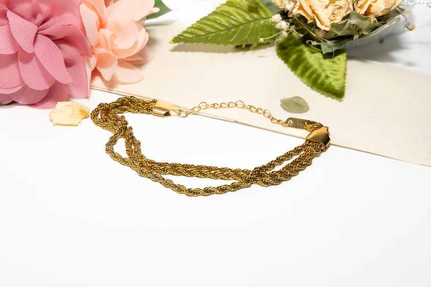 Double Rope Chain Bracelet