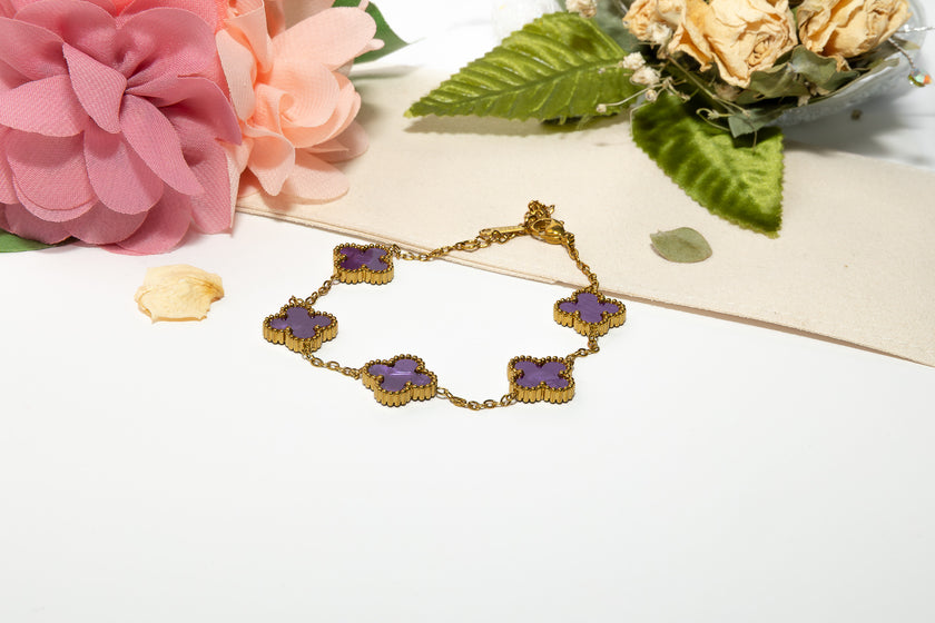 Purple Bloom Bracelet