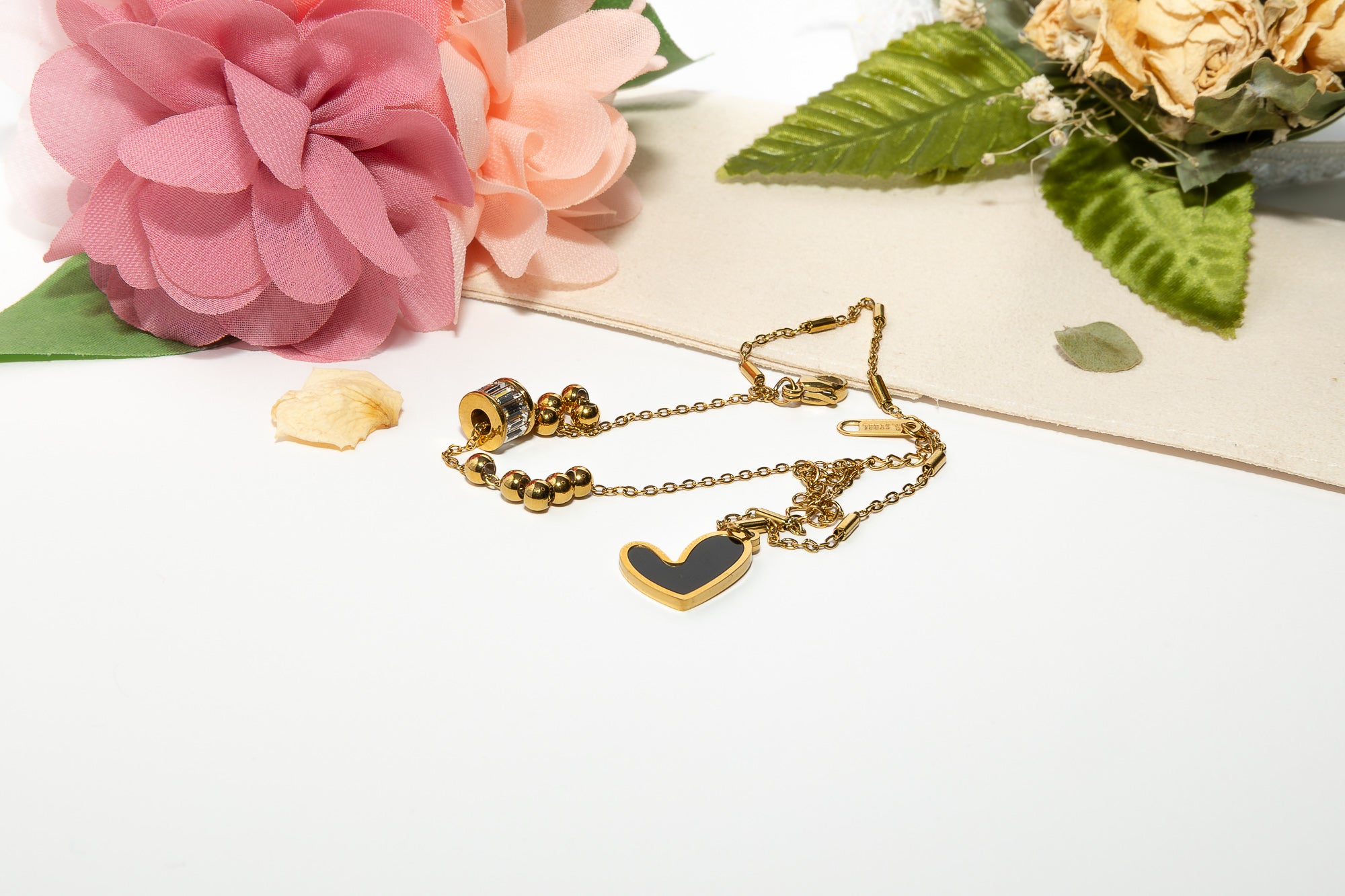 Noir Heart Bracelet