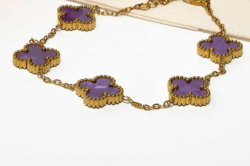 Purple Bloom Bracelet