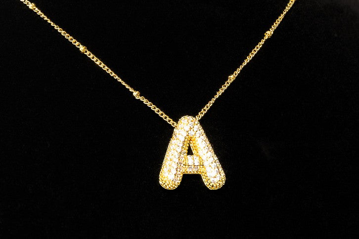 Letter A Necklace