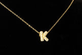 Letter K Necklace