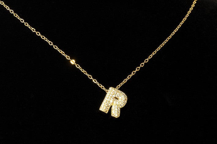 Letter R Necklace