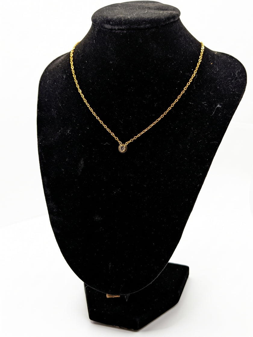 Solitaire Necklace