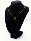 Deux Papillons Necklace
