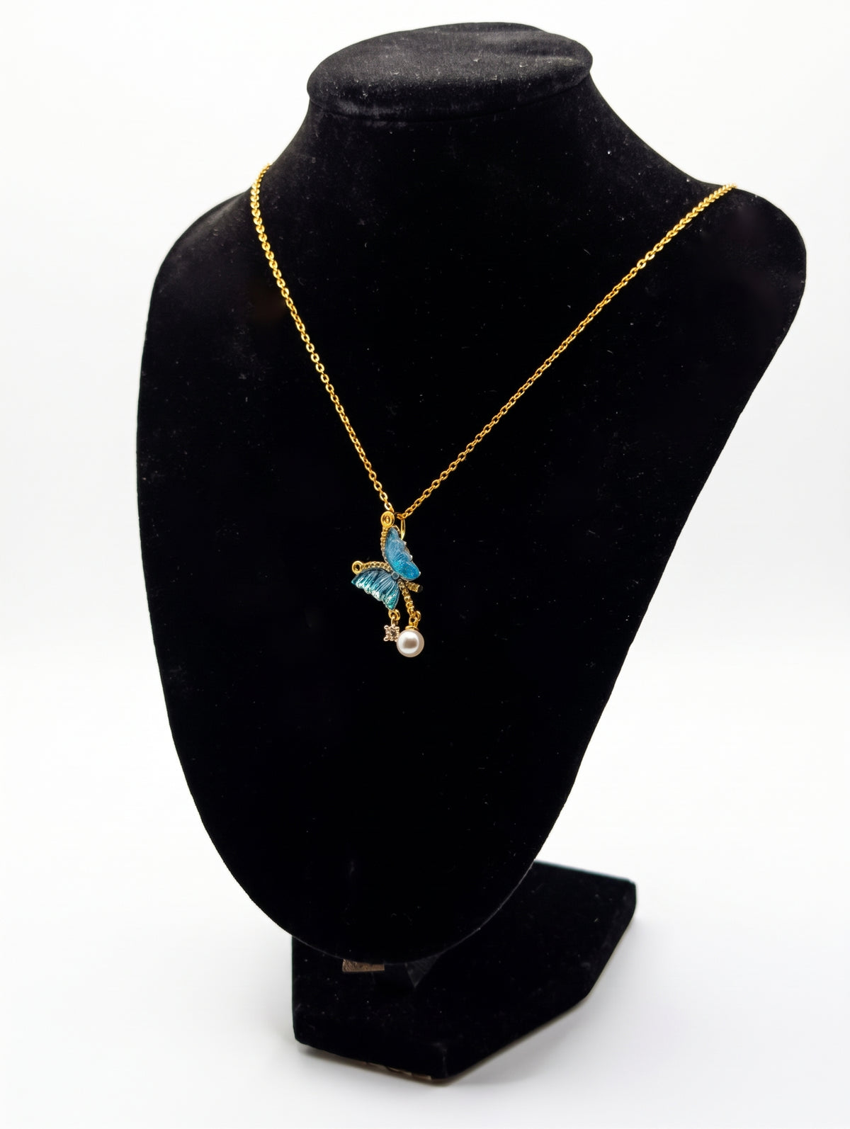 Papillon Bleu Necklace
