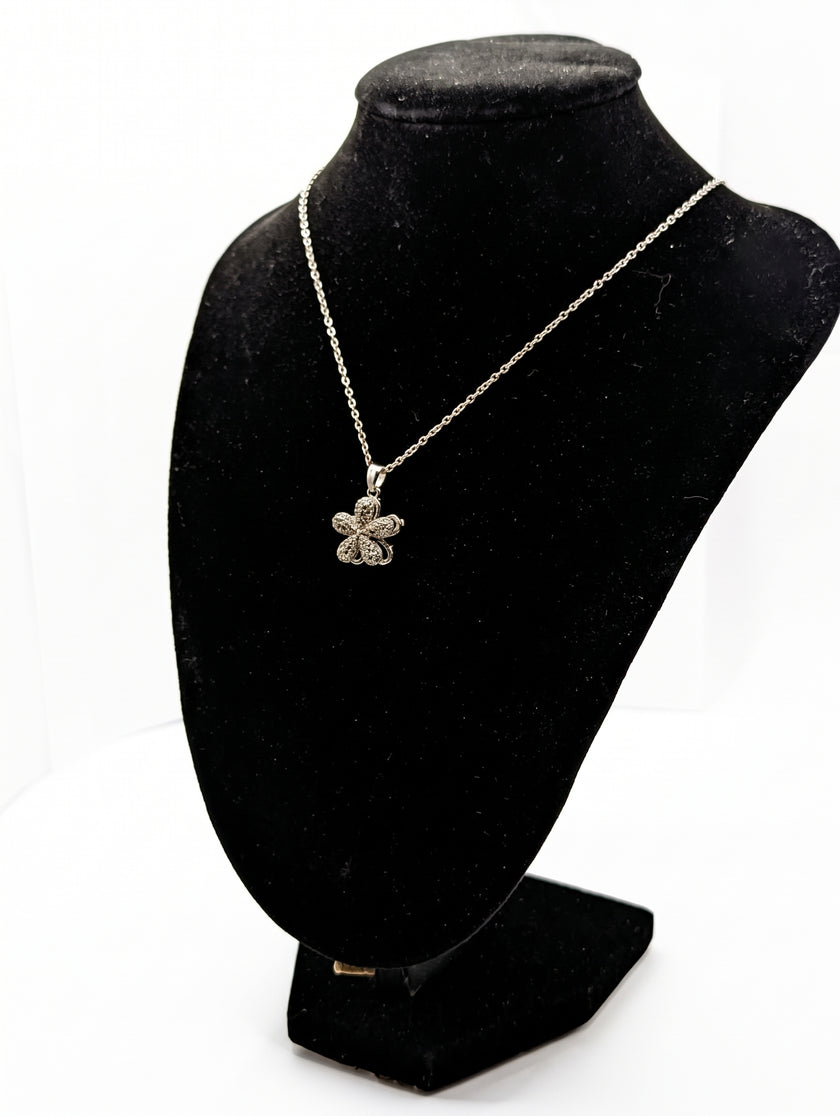 Frosted Petal Necklace