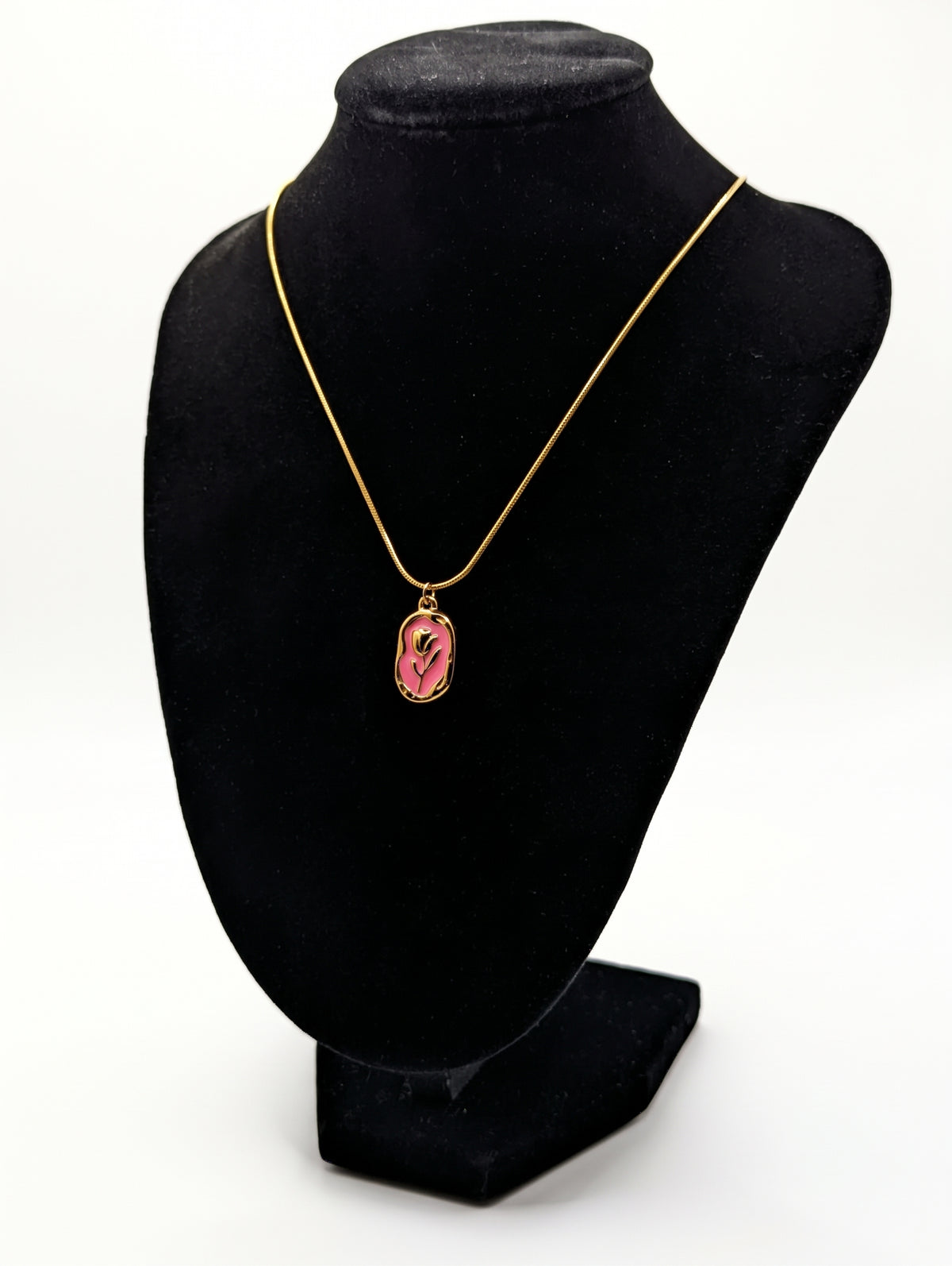 Tulipe Rose Necklace