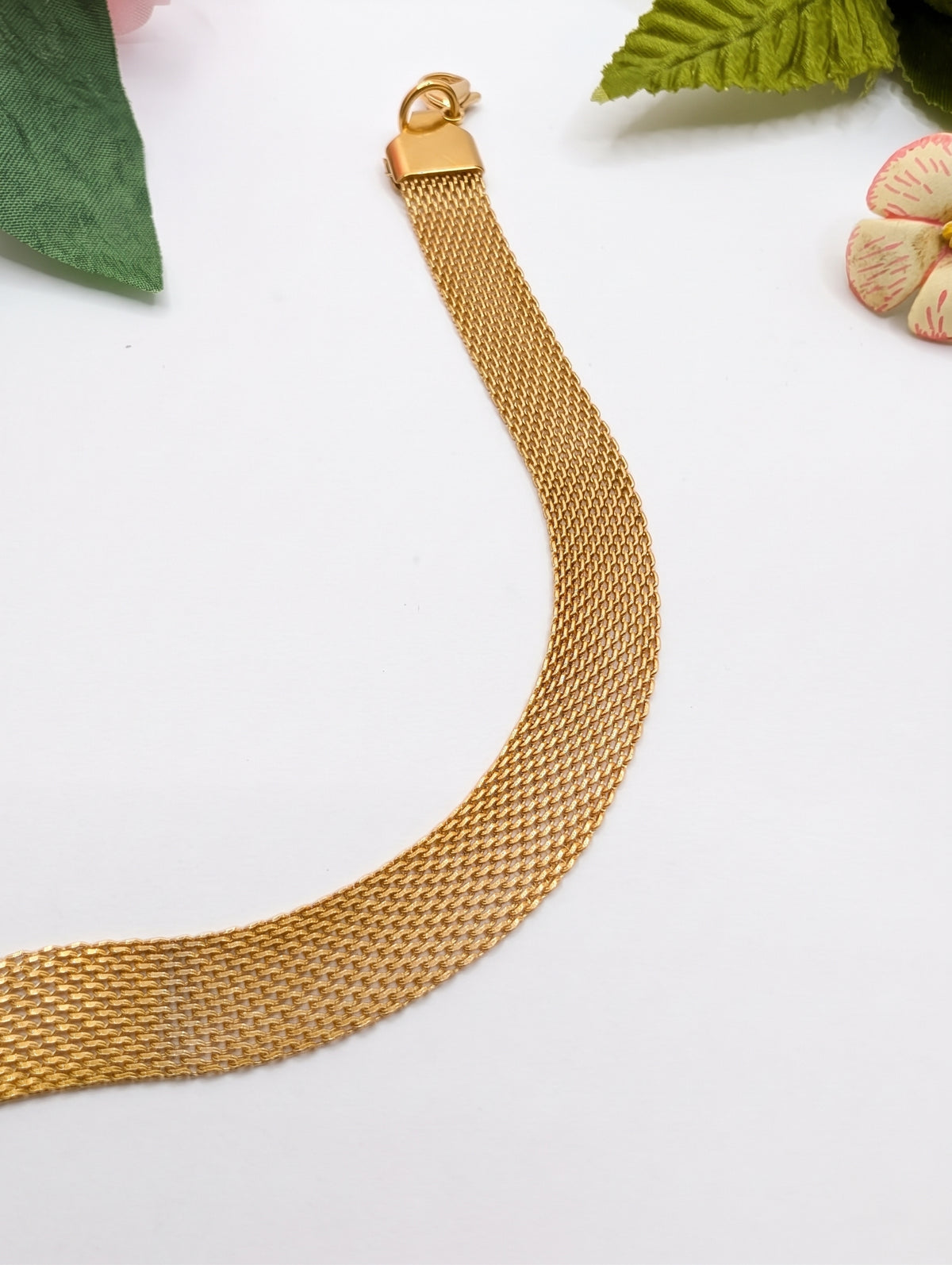 Woven Gold Bracelet