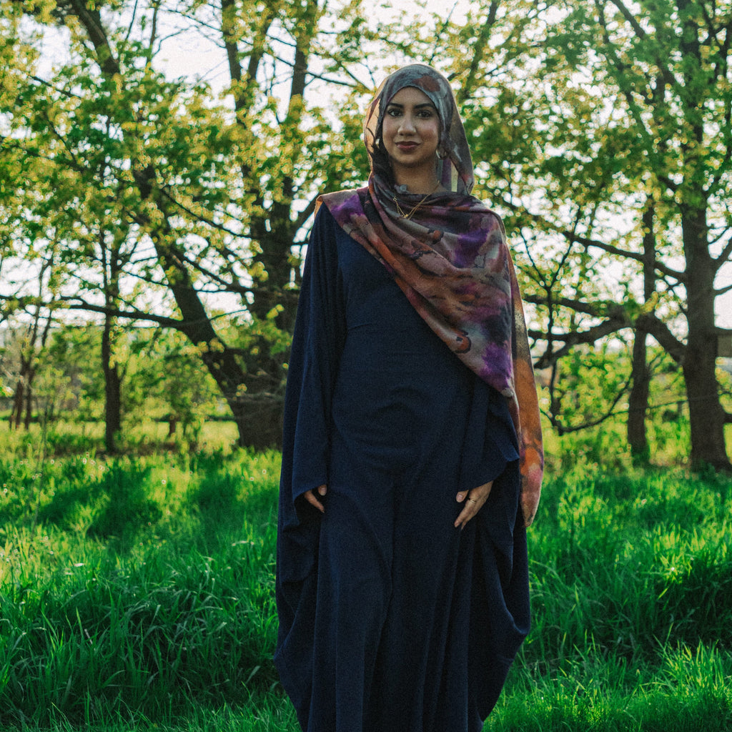 Navy Abaya