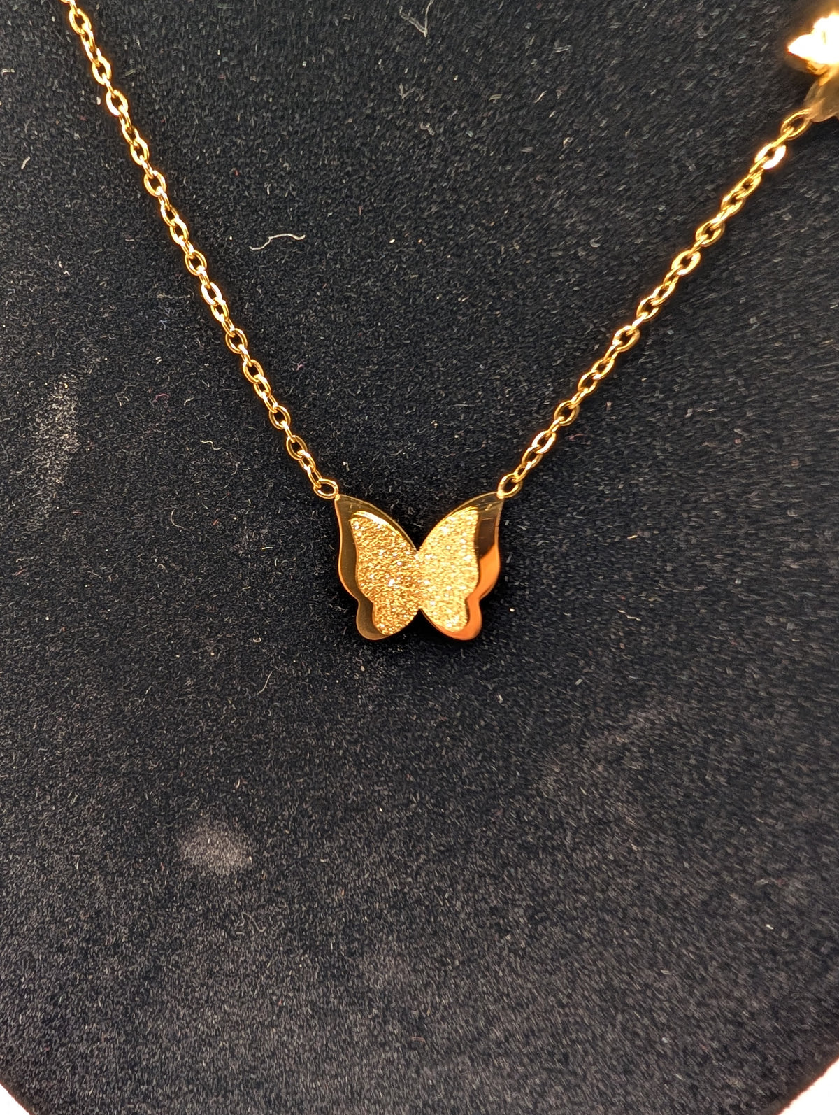 Deux Papillons Necklace