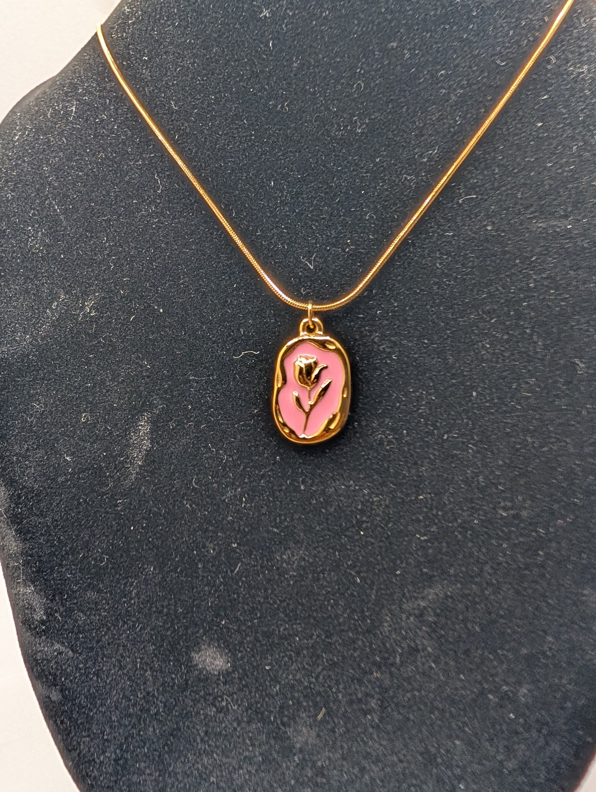 Tulipe Rose Necklace