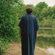 Navy Blue Moroccan Thobe