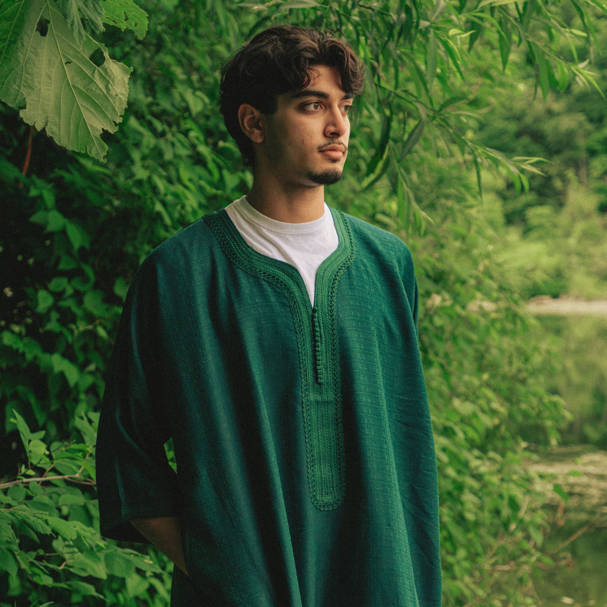 Forrest Green Moroccan Thobe